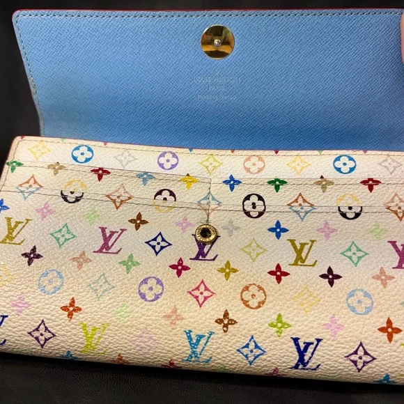 Louis Vuitton Murakami Sarah Wallet Multicolor Monogram Canvas - Picture 8 of 13